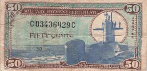 USA MPC Series 681 p.M78 50 Cents 1969 F-
